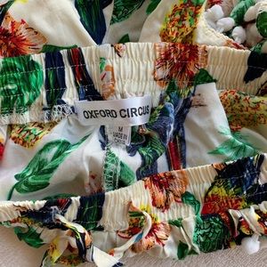 Tropical Pom Pom Shorts Size M